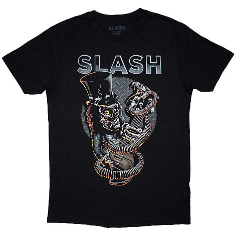 Slash tričko, Skull Guitar Snake Black, pánske