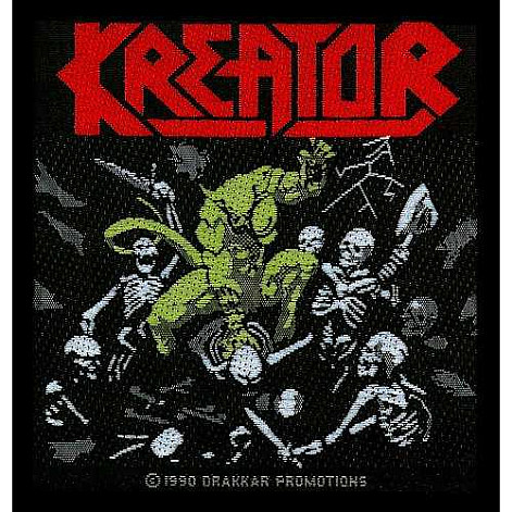 Kreator tkaná nášivka PES 100 x100 mm, Pleasure to Kill