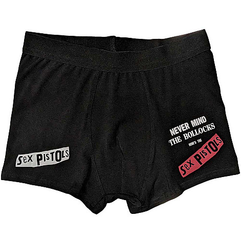 Sex Pistols boxerky CO+EA, Never Mind the Bollocks Black, pánske