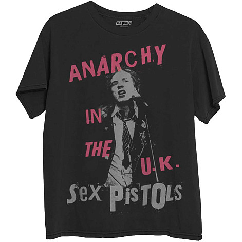 Sex Pistols tričko, Anarchy in the UK Black, pánske