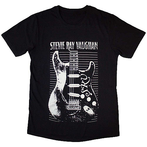 Stevie Ray Vaughan tričko, Guitar Black, pánske