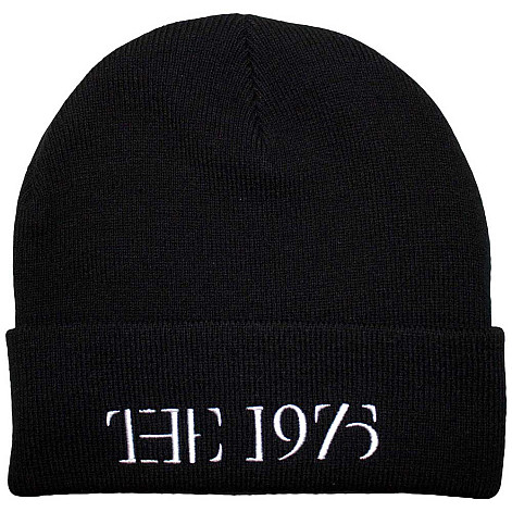 The 1975 zimný bavlněný čiapka, Original Logo Black, unisex