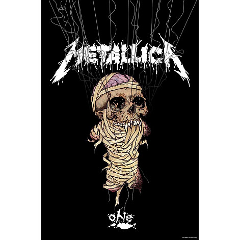 Metallica textilný banner 70cm x 106cm, One