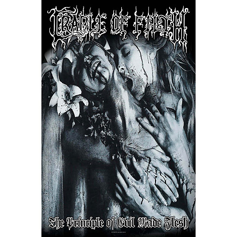 Cradle Of Filth textilný banner 68cm x 106cm, Principle Of Evil Made Flesh