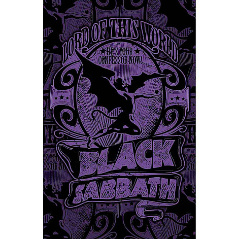 Black Sabbath textilný banner 70cm x 106cm, Lord Of This World