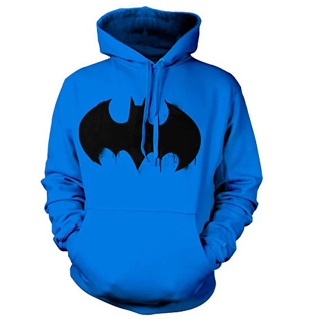 Batman mikina, Inked Logo Blue, pánska