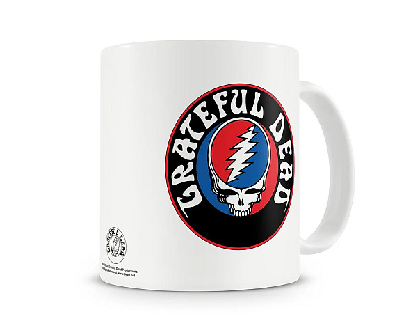 Grateful Dead keramický hrnček 250 ml, GD Coffee Mug White