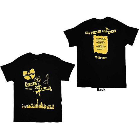 Wu-Tang Clan tričko, Tour '23 NY State Of Mind BP Black, pánske