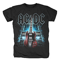 AC/DC tričko, High Voltage Guitar Black, pánske