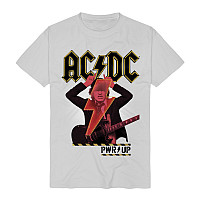 AC/DC tričko, PWRUP Angus Devil Grey, pánske