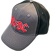 AC/DC šiltovka, Red Logo 2 tone Grey & Black