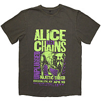 Alice in Chains tričko, Unplugged Dog Dip Dye Wash Grey, pánske