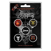 Venom sada 5-ti placok průměr 25 mm, Black Metal