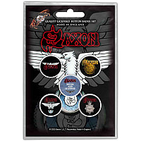 Saxon sada 5-ti placok průměr 25 mm, Wheels Of Steel