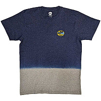 The Beatles tričko, Oval Logo Dip Dye Wash Navy Blue, pánske