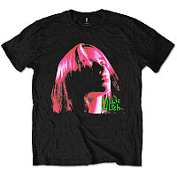 Billie Eilish tričko, Neon Shadow Pink Black, pánske