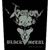 Venom nášivka na chrbát CO+PES 30x27x36 cm, Black Metal