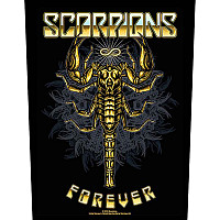 Scorpions nášivka na chrbát CO+PES 30x27x36 cm, Forever