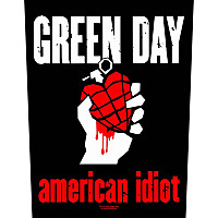 Green Day nášivka na chrbát CO+PES 30x27x36 cm, American Idiot