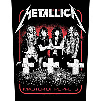 Metallica nášivka na chrbát CO+PES 30x27x36 cm, Master Of Puppets Band