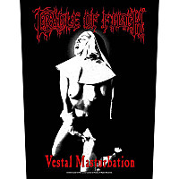 Cradle Of Filth nášivka na chrbát CO+PES 30x27x36 cm, Vestal Masturbation