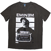 Eminem tričko, Arrest Dip Dye Wash Grey, pánske