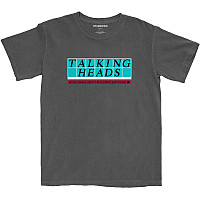 Talking Heads tričko, Tiled Logo Charcoal Grey, pánske