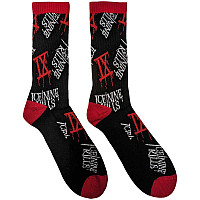 Ice Nine Kills ponožky, Logos Black, unisex - velikost 7 až 11 (40 až 45)