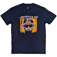 Jamiroquai tričko, Orange Glow Navy Blue, pánske