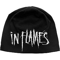 In Flames zimný bavlněný čiapka, Logo Black, unisex