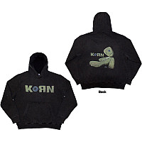 Korn mikina, Doll Issues Wash BP Charcoal Grey, pánska