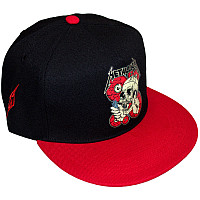 Metallica šiltovka snapback, The Shortest Straw Red Eyes Black & Red, uni