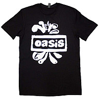 Oasis tričko, Logo Splat Black, pánske