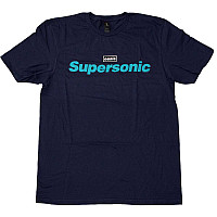 Oasis tričko, Supersonic Title Colour Navy Blue, pánske