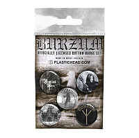 Burzum sada 5-ti placok 25 mm, Button Badge Set 2 Burzum