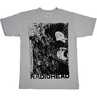 Radiohead tričko, Scribble Organic Grey, pánske