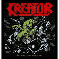 Kreator tkaná nášivka PES 100 x100 mm, Pleasure to Kill