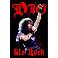 DIO textilný banner 70cm x 106cm, We Rock