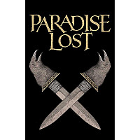 Paradise Lost textilný banner PES 70cm x 106cm, Obsidian Dagger