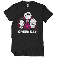 Green Day tričko, Skulls Black, pánske