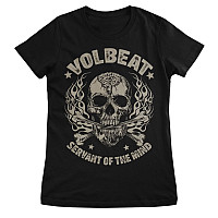 Volbeat tričko, Skull & Crossbones Black, dámske