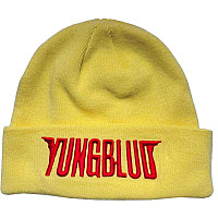 Yungblud zimný čiapka, Red Logo Hi-Build Embroidery Yellow, unisex