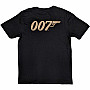 James Bond 007 tričko, No Time To Die & Logo Black, pánske