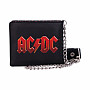 AC/DC peňaženka 11 x 9 x 2 cm s řetízkem/ 220 g, Red Logo