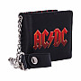 AC/DC peňaženka 11 x 9 x 2 cm s řetízkem/ 220 g, Red Logo