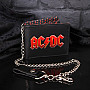 AC/DC peňaženka 11 x 9 x 2 cm s řetízkem/ 220 g, Red Logo