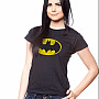 Batman tričko, Distressed Logo Black, dámske