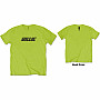 Billie Eilish tričko, Racer Logo & Blohsh Lime Green BP, pánske