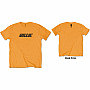 Billie Eilish tričko, Racer Logo & Blohsh Orange BP, pánske