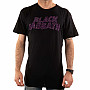 Black Sabbath tričko, Wavy Logo Diamante Eco Friendly Black, pánske